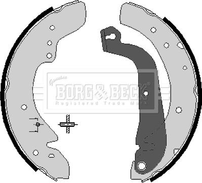 Borg & Beck BBS6059 - Комплект гальм, барабанний механізм avtolavka.club