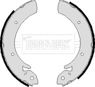 Borg & Beck BBS6055 - Комплект гальм, барабанний механізм avtolavka.club