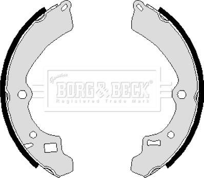 Borg & Beck BBS6069 - Комплект гальм, барабанний механізм avtolavka.club