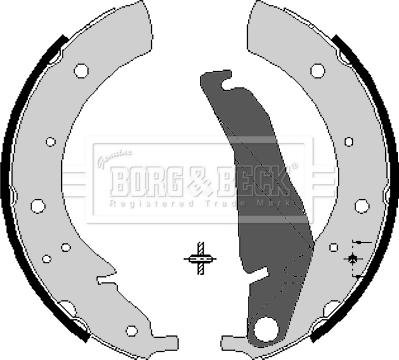 Borg & Beck BBS6068 - Комплект гальм, барабанний механізм avtolavka.club