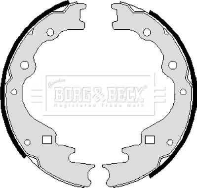 Borg & Beck BBS6009 - Комплект гальм, барабанний механізм avtolavka.club