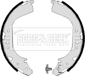 Borg & Beck BBS6004 - Комплект гальм, барабанний механізм avtolavka.club