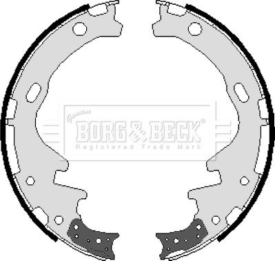 Borg & Beck BBS6010 - Комплект гальм, барабанний механізм avtolavka.club