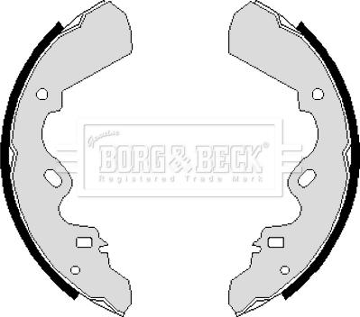 Borg & Beck BBS6083 - Комплект гальм, барабанний механізм avtolavka.club