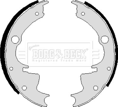 Borg & Beck BBS6025 - Комплект гальм, барабанний механізм avtolavka.club