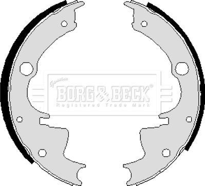 Borg & Beck BBS6021 - Комплект гальм, барабанний механізм avtolavka.club