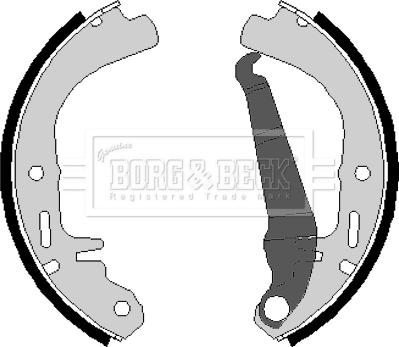 Borg & Beck BBS6076 - Комплект гальм, барабанний механізм avtolavka.club