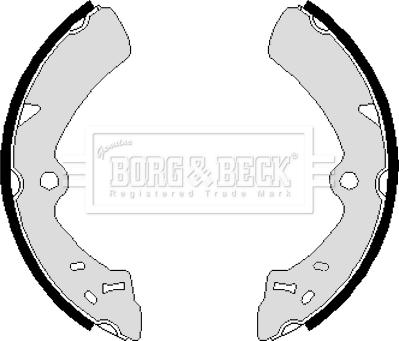 Borg & Beck BBS6073 - Комплект гальм, барабанний механізм avtolavka.club