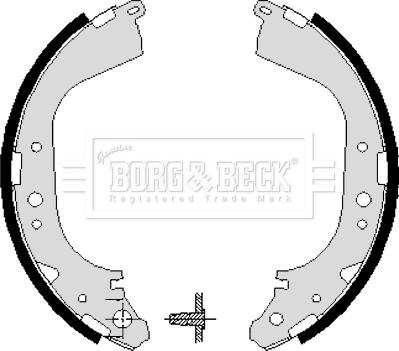 Borg & Beck BBS6193 - Комплект гальм, барабанний механізм avtolavka.club