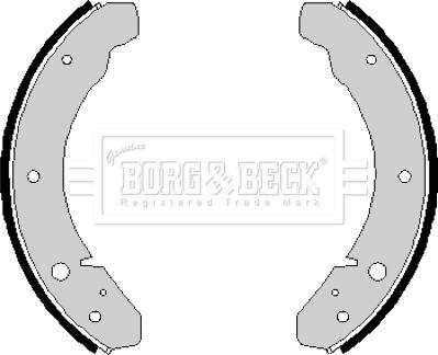 Borg & Beck BBS6141 - Комплект гальм, барабанний механізм avtolavka.club