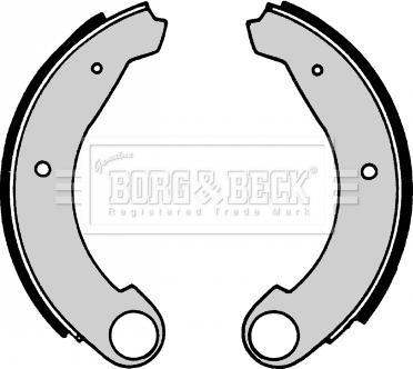 Borg & Beck BBS6153 - Комплект гальм, барабанний механізм avtolavka.club