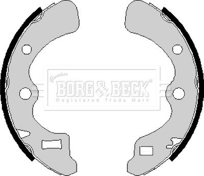 Borg & Beck BBS6169 - Комплект гальм, барабанний механізм avtolavka.club