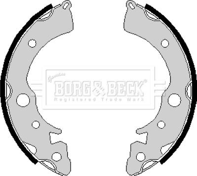 Borg & Beck BBS6164 - Комплект гальм, барабанний механізм avtolavka.club