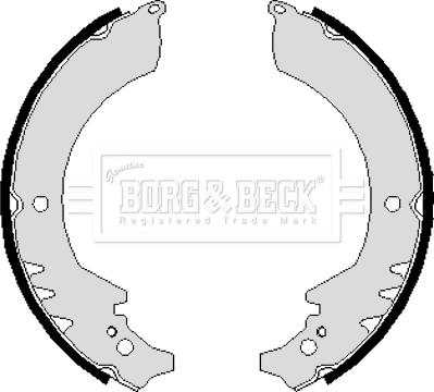 Borg & Beck BBS6109 - Комплект гальм, барабанний механізм avtolavka.club