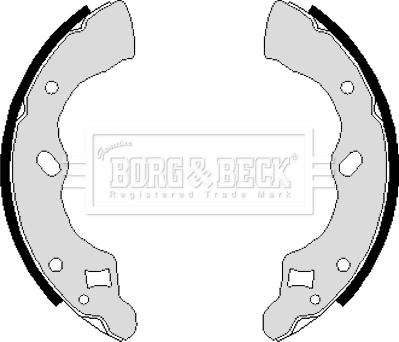 Borg & Beck BBS6118 - Комплект гальм, барабанний механізм avtolavka.club