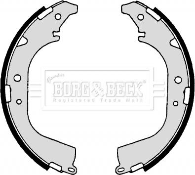 Borg & Beck BBS6182 - Комплект гальм, барабанний механізм avtolavka.club