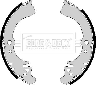 Borg & Beck BBS6139 - Комплект гальм, барабанний механізм avtolavka.club