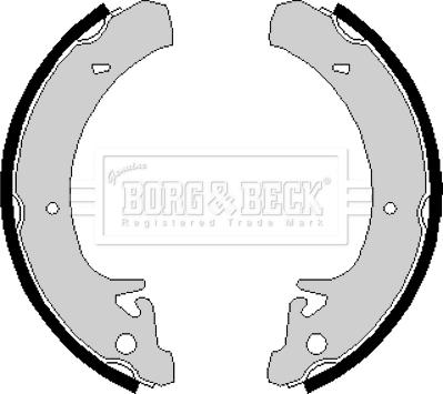 Borg & Beck BBS6133 - Комплект гальм, барабанний механізм avtolavka.club