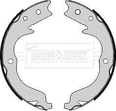 Borg & Beck BBS6398 - Комплект гальм, ручник, парковка avtolavka.club
