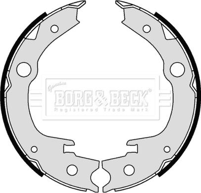 Borg & Beck BBS6342 - Комплект гальм, ручник, парковка avtolavka.club