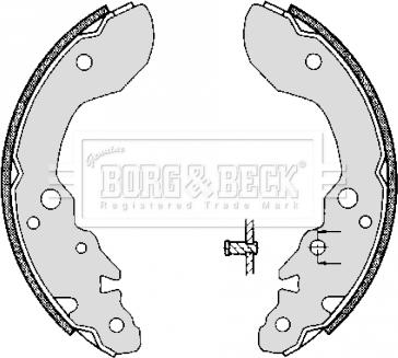 Borg & Beck BBS6304 - Комплект гальм, барабанний механізм avtolavka.club