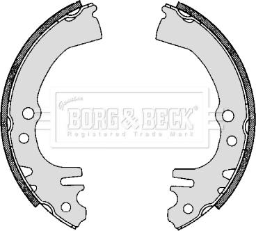 Borg & Beck BBS6300 - Комплект гальм, барабанний механізм avtolavka.club