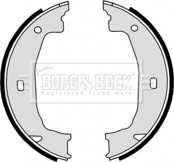 Borg & Beck BBS6315 - Комплект гальм, ручник, парковка avtolavka.club