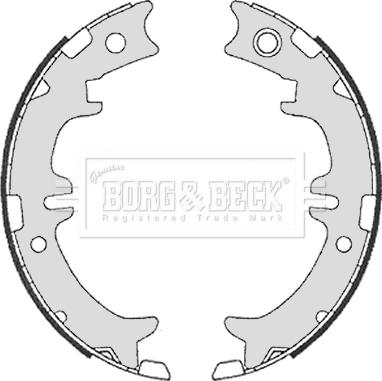 Borg & Beck BBS6330 - Комплект гальм, ручник, парковка avtolavka.club