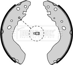 Borg & Beck BBS6338 - Комплект гальм, барабанний механізм avtolavka.club