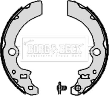 Borg & Beck BBS6333 - Комплект гальм, барабанний механізм avtolavka.club