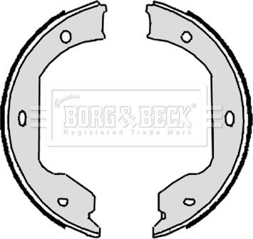 Borg & Beck BBS6332 - Комплект гальм, ручник, парковка avtolavka.club