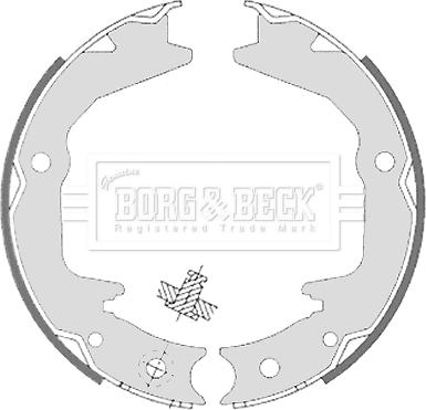 Borg & Beck BBS6329 - Комплект гальм, ручник, парковка avtolavka.club