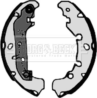 Borg & Beck BBS6320 - Комплект гальм, барабанний механізм avtolavka.club