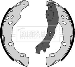 Borg & Beck BBS6376 - Комплект гальм, барабанний механізм avtolavka.club