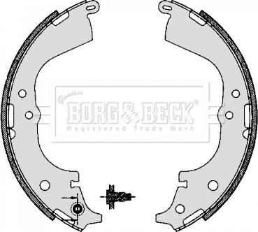 Borg & Beck BBS6291 - Комплект гальм, барабанний механізм avtolavka.club