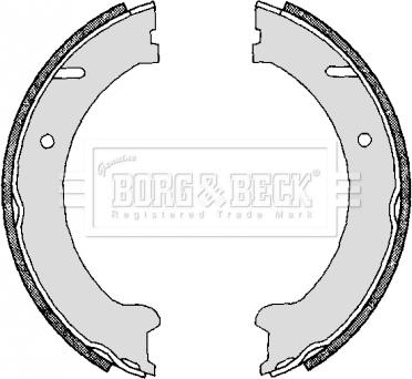 Borg & Beck BBS6297 - Комплект гальм, ручник, парковка avtolavka.club