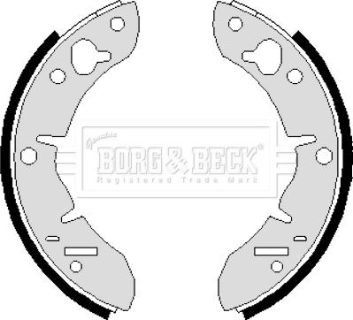 Borg & Beck BBS6247 - Комплект гальм, барабанний механізм avtolavka.club