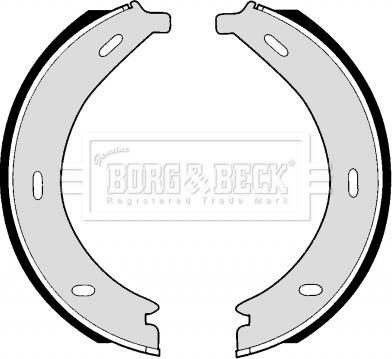 Borg & Beck BBS6257 - Комплект гальм, ручник, парковка avtolavka.club