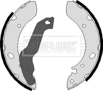 Borg & Beck BBS6202 - Комплект гальм, барабанний механізм avtolavka.club