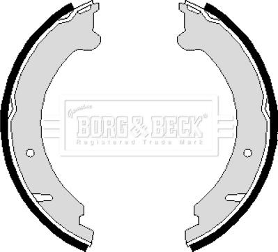 Borg & Beck BBS6217 - Комплект гальм, ручник, парковка avtolavka.club