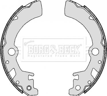 Borg & Beck BBS6289 - Комплект гальм, барабанний механізм avtolavka.club