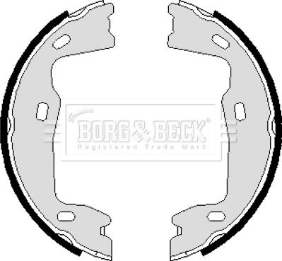 Borg & Beck BBS6238 - Комплект гальм, ручник, парковка avtolavka.club