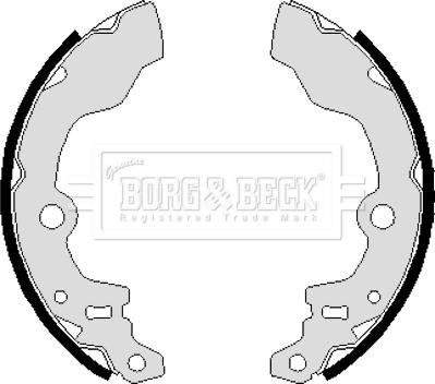 Borg & Beck BBS6232 - Комплект гальм, барабанний механізм avtolavka.club