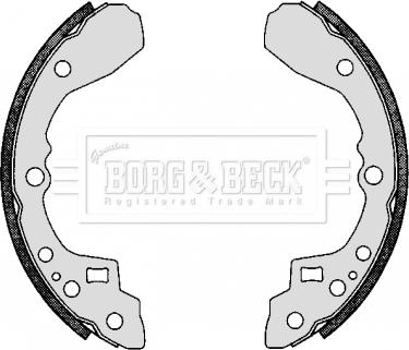 Borg & Beck BBS6274 - Комплект гальм, барабанний механізм avtolavka.club