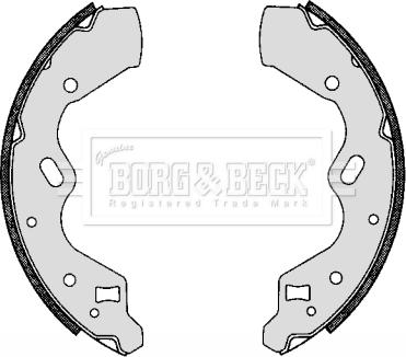 Borg & Beck BBS6276 - Комплект гальм, барабанний механізм avtolavka.club