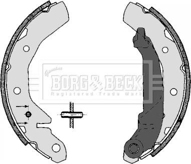 Borg & Beck BBS6270 - Комплект гальм, барабанний механізм avtolavka.club