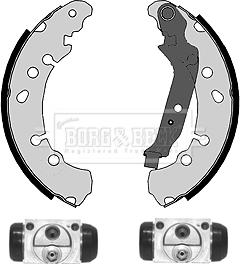 Borg & Beck BBS1096K - Комплект гальм, барабанний механізм avtolavka.club