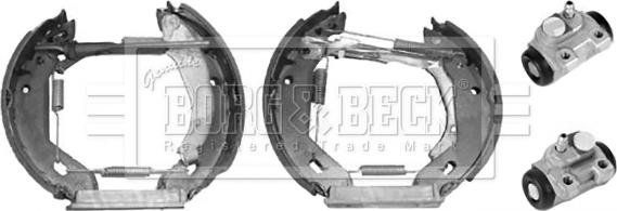 Borg & Beck BBS1065K - Комплект гальм, барабанний механізм avtolavka.club