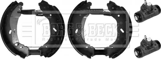 Borg & Beck BBS1145K - Комплект гальм, барабанний механізм avtolavka.club