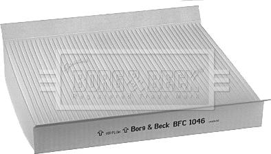 Borg & Beck BFC1046 - Фільтр, повітря у внутрішній простір avtolavka.club
